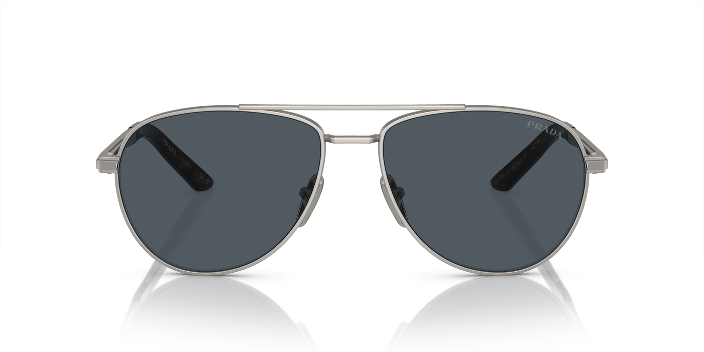 Prada PR A54S Matte Gunmetal-Dark Grey Sunglasses