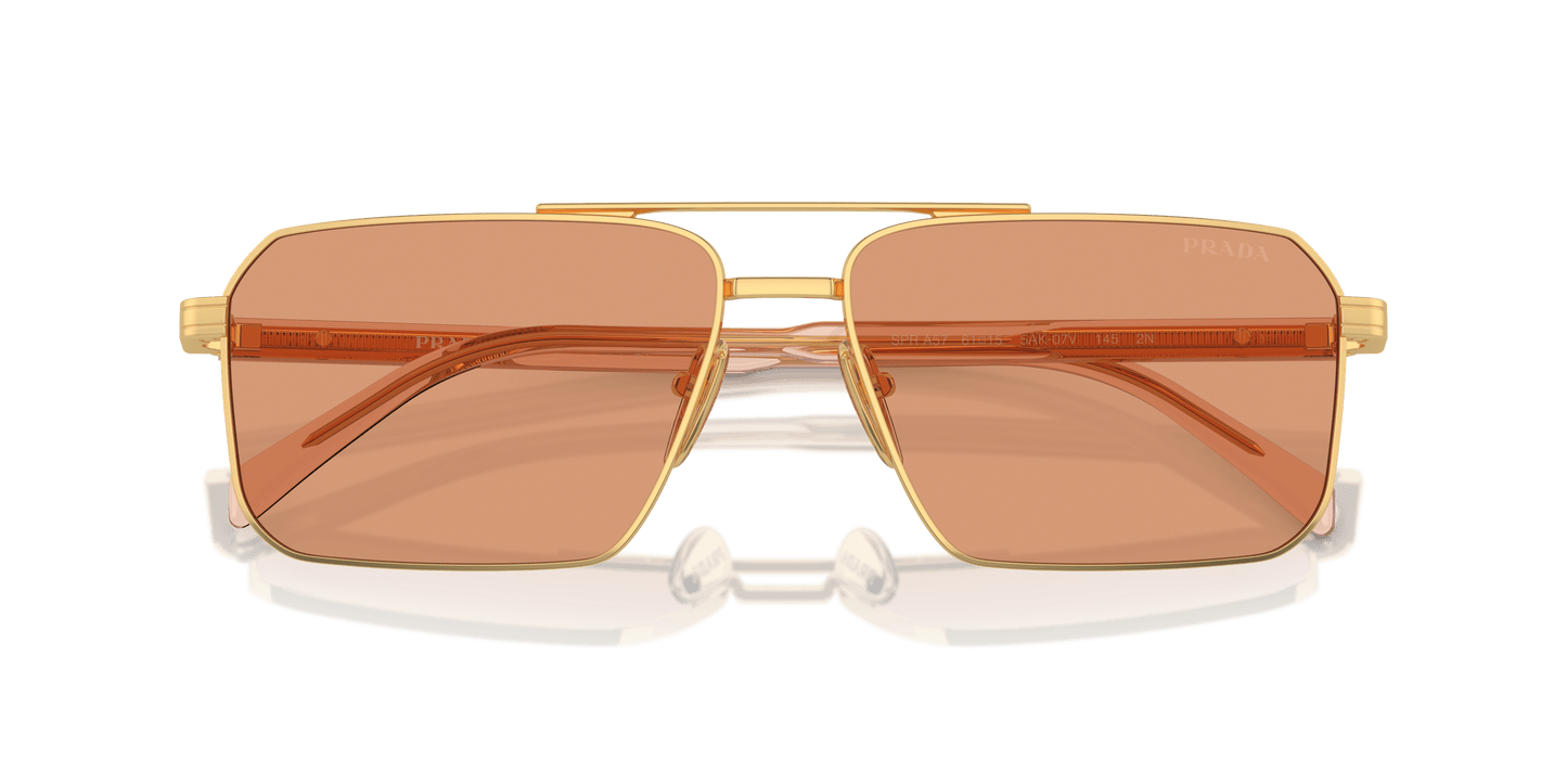 Prada Sunglasses Gold-Orange | Prada PR A57S Gold-Orange