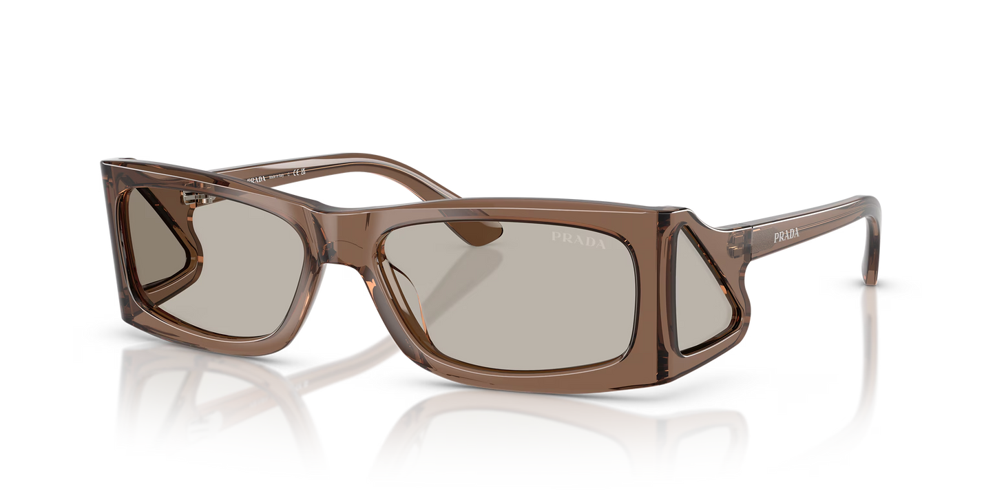 Prada Sunglasses Brown-Brown | Prada PR B03S Brown-Brown
