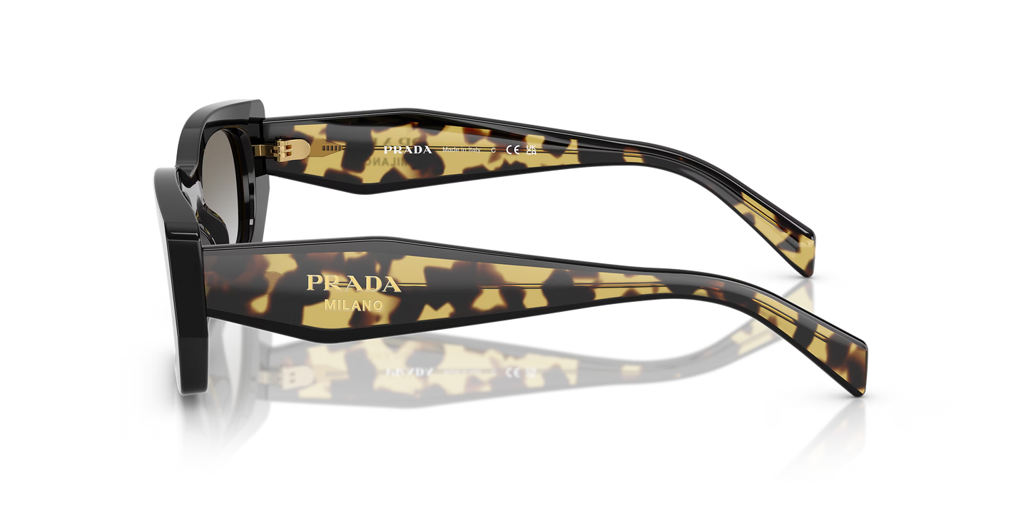 Prada Sunglasses Black-Grey | Prada PR B05S Black-Grey