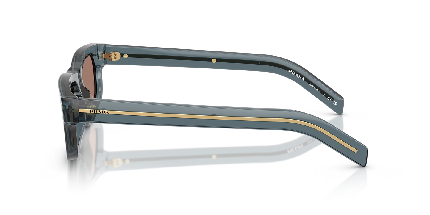 משקפי שמש פראדה כחול-חום | Prada PR B11S Blue-Brown
