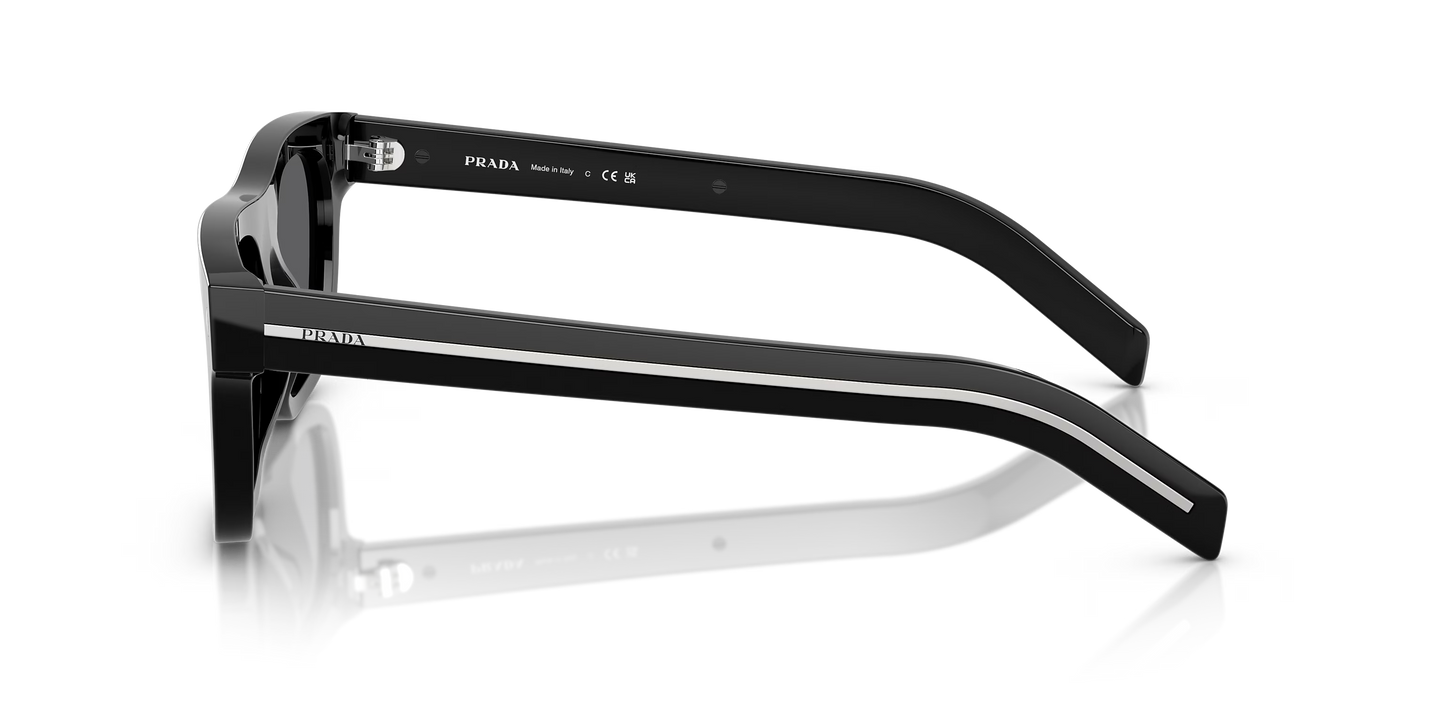 משקפי שמש פראדה שחור-אפור | Prada PR B12S Black-Grey