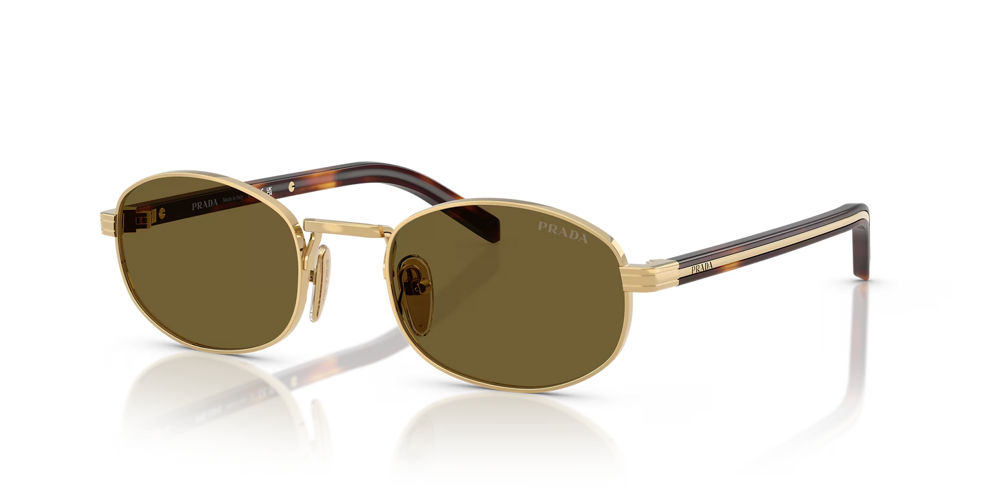 Prada Sunglasses Gold-Brown | Prada PR B53S Gold-Brown