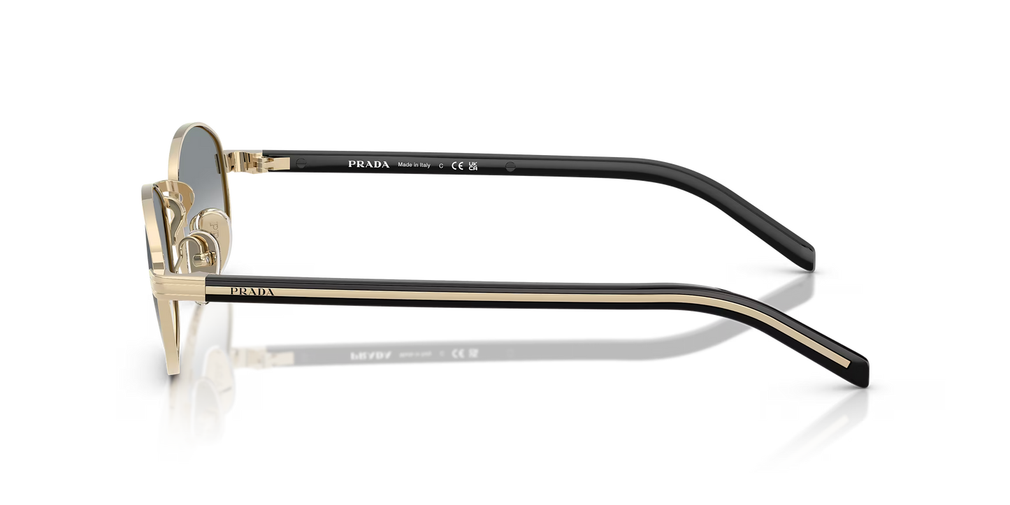 משקפי שמש פראדה זהב-אפור | Prada PR B53S Gold-Grey