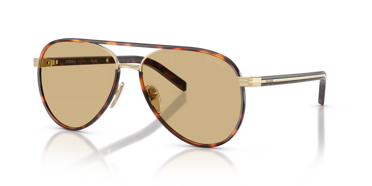 Prada Sunglasses Gold-Yellow | Prada PR B57S Gold-Yellow