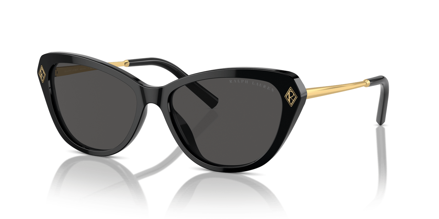משקפי שמש ראלף לורן שחור-אפור כהה | RALPH LAUREN RL8224U THE ELLA Black-Dark Grey