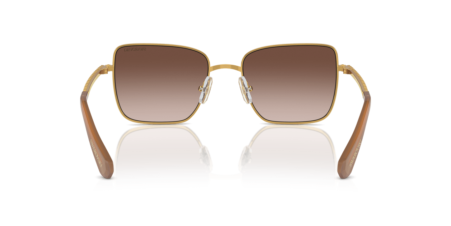 משקפי שמש סברובסקי זהב צהוב-צבע חום | SWAROVSKI SK7015 Yellow Gold-Gradient Brown