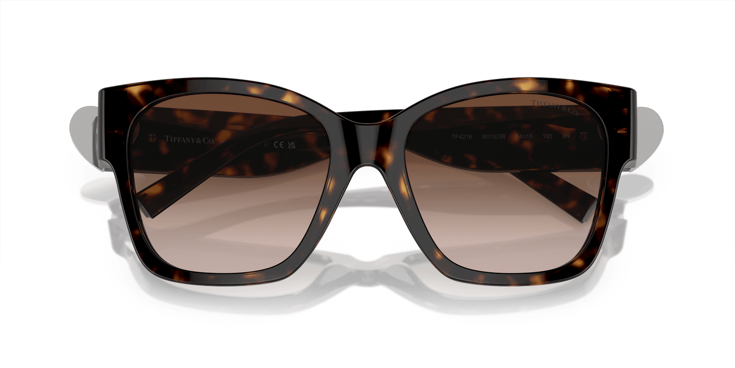 משקפי שמש טיפאני שיפוע חום הוואנה | TIFFANY & CO. TF4216 Havana-Brown Gradient