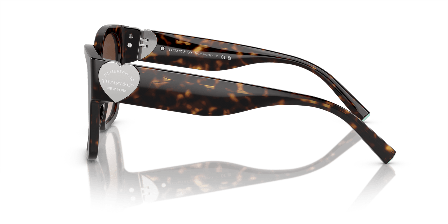 משקפי שמש טיפאני שיפוע חום הוואנה | TIFFANY & CO. TF4216 Havana-Brown Gradient