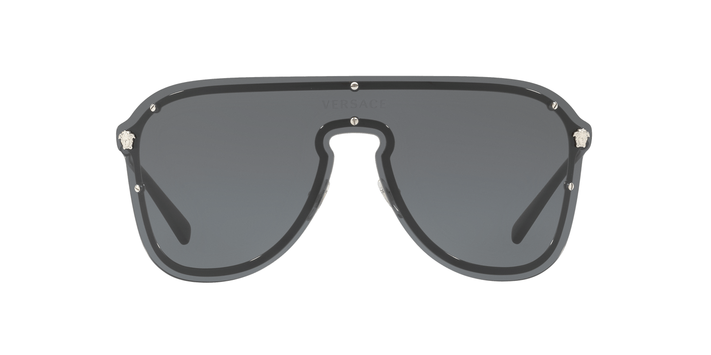 Versace Sunglasses Silver-Dark Grey | Versace VE2180 Silver-Dark Grey