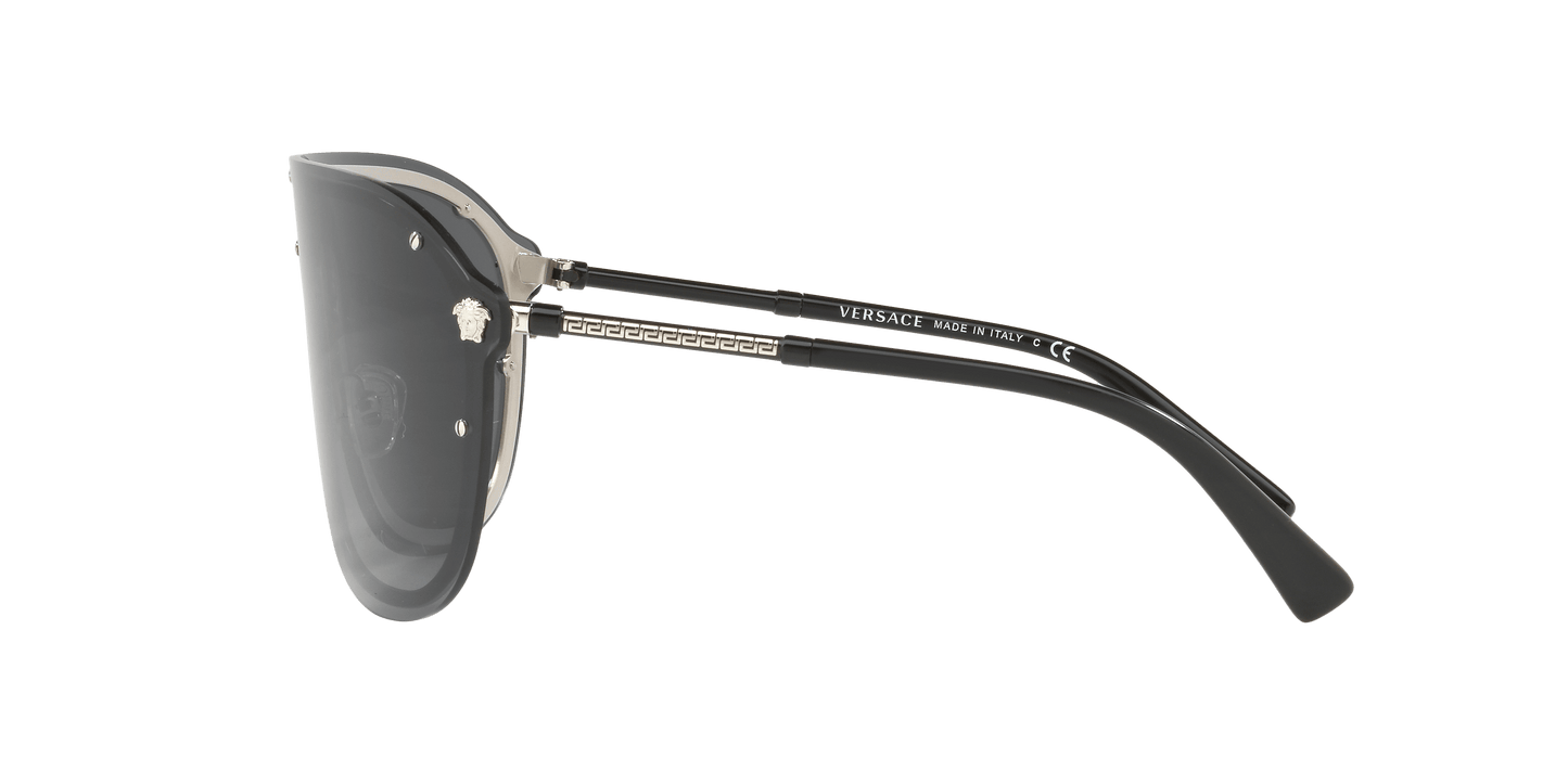 Versace Sunglasses Silver-Dark Grey | Versace VE2180 Silver-Dark Grey