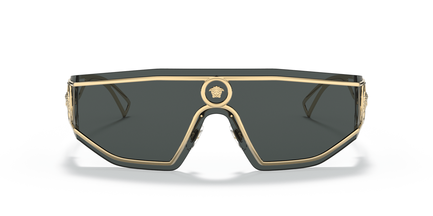 משקפי שמש של ורסאצ'ה זהב-אפור | Versace VE2226 Gold-Grey