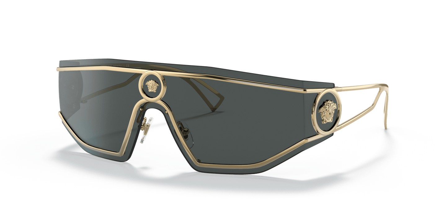 משקפי שמש של ורסאצ'ה זהב-אפור | Versace VE2226 Gold-Grey