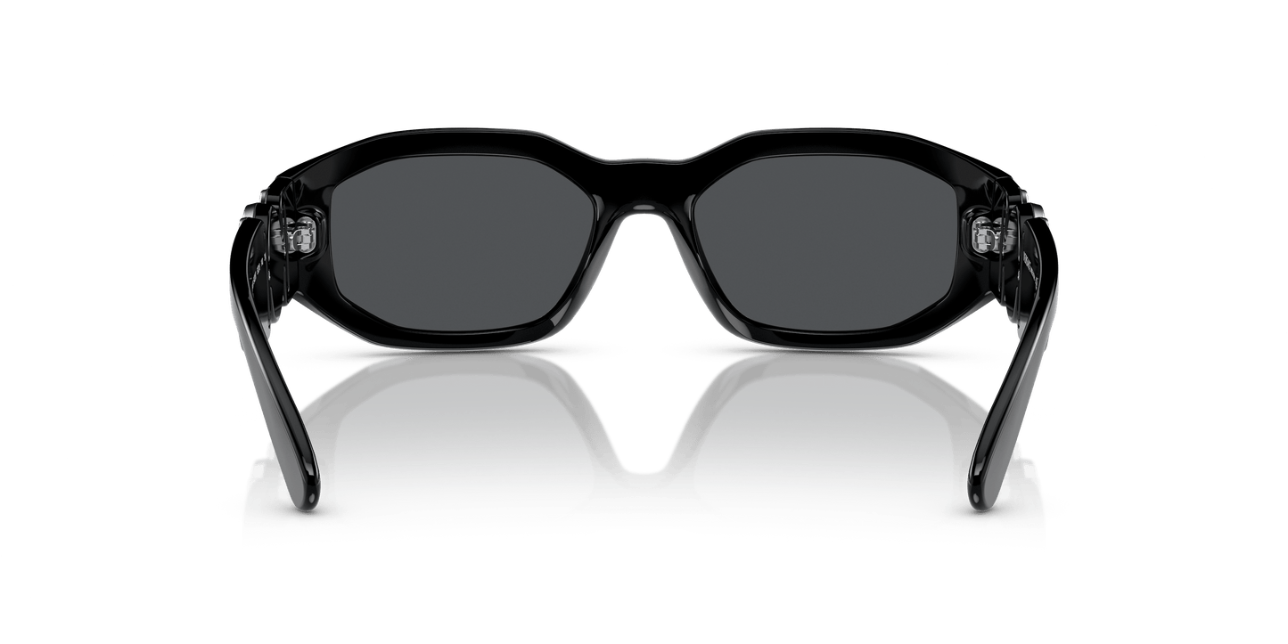 Versace Sunglasses Black-Dark Grey | Versace VE4361 Biggie Black-Dark Grey