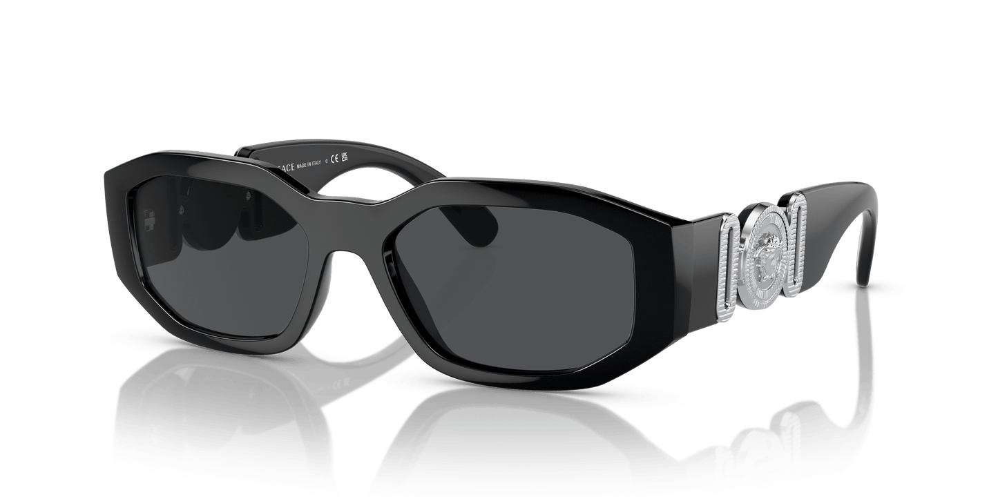Versace Sunglasses Black-Dark Grey | Versace VE4361 Biggie Black-Dark Grey