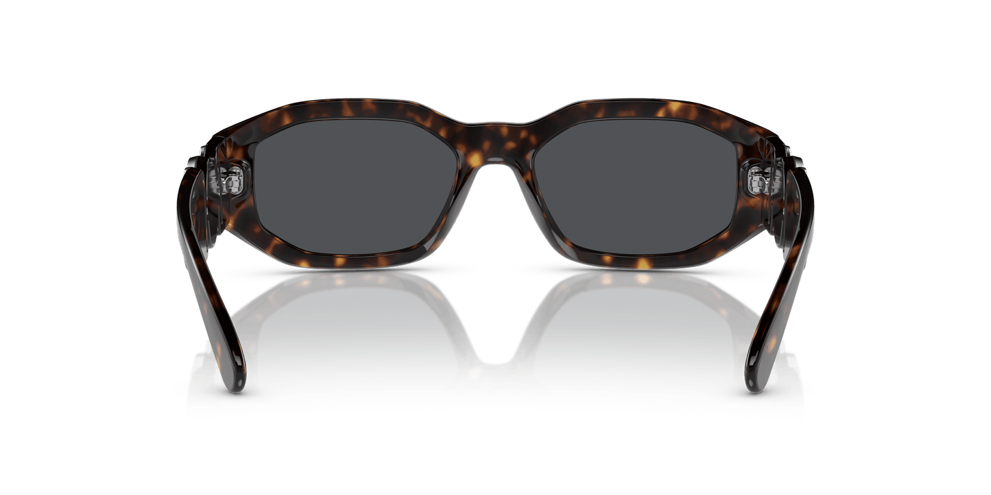 משקפי שמש של ורסאצ'ה הוואנה-אפור כהה | Versace VE4361 Biggie Havana-Dark Grey
