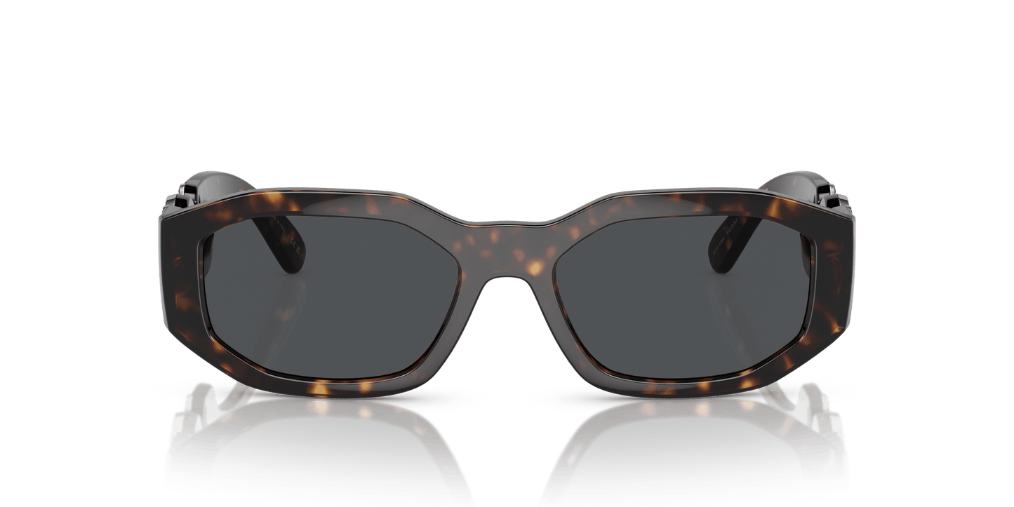 משקפי שמש של ורסאצ'ה הוואנה-אפור כהה | Versace VE4361 Biggie Havana-Dark Grey