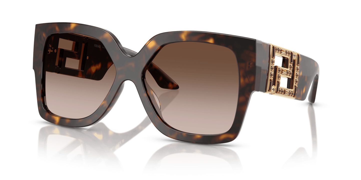 משקפי שמש ורסאצ'ה שיפוע הוואנה-חום | Versace VE4402 Havana-Brown Gradient