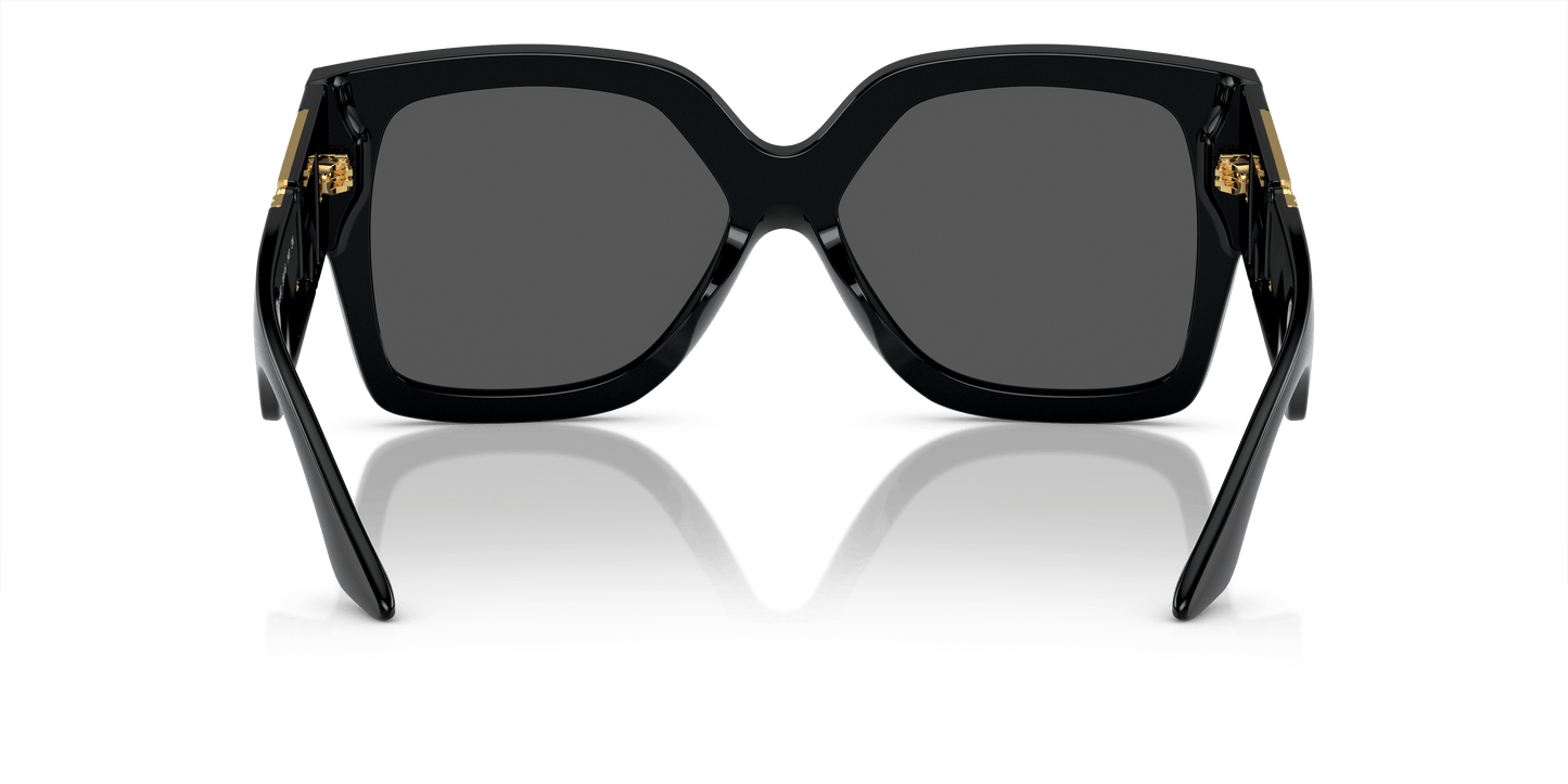 משקפי שמש של ורסאצ'ה שחור-אפור כהה | Versace VE4402 Black-Dark Grey