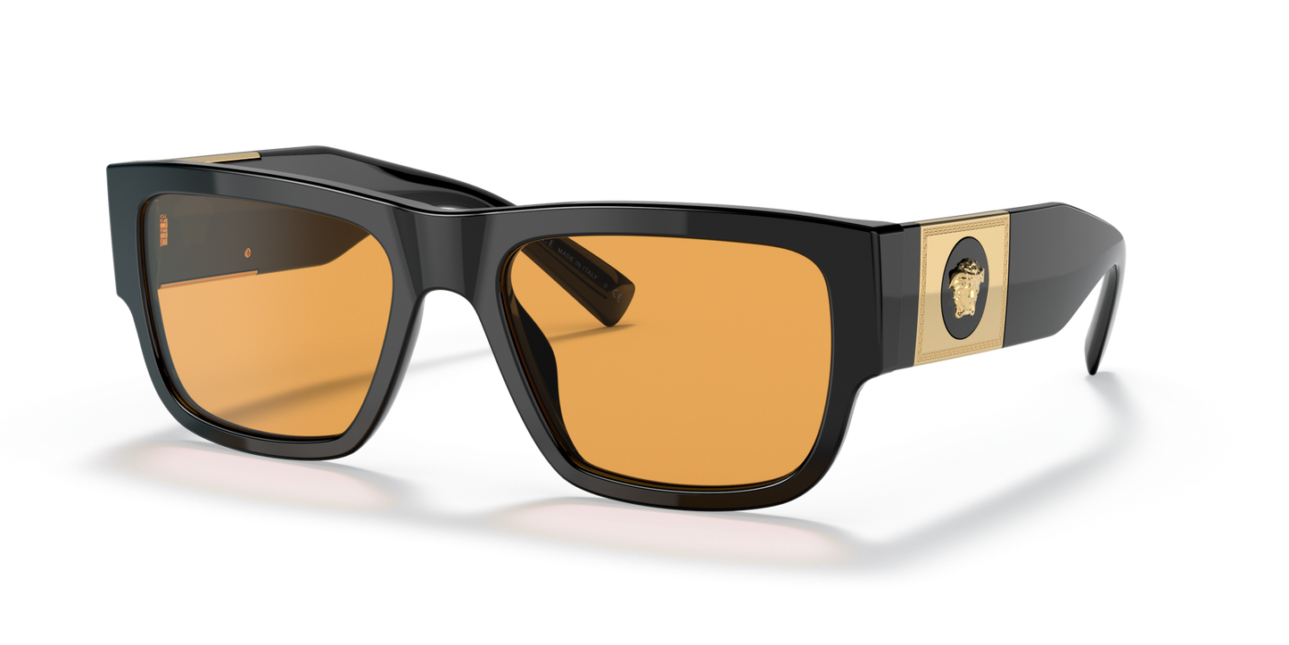 משקפי שמש של ורסאצ'ה שחור-כתום | Versace VE4406 Black-Orange