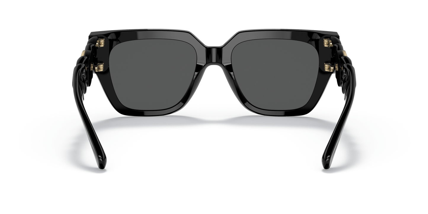 משקפי שמש של ורסאצ'ה שחור-אפור כהה | Versace VE4409 Black-Dark Grey