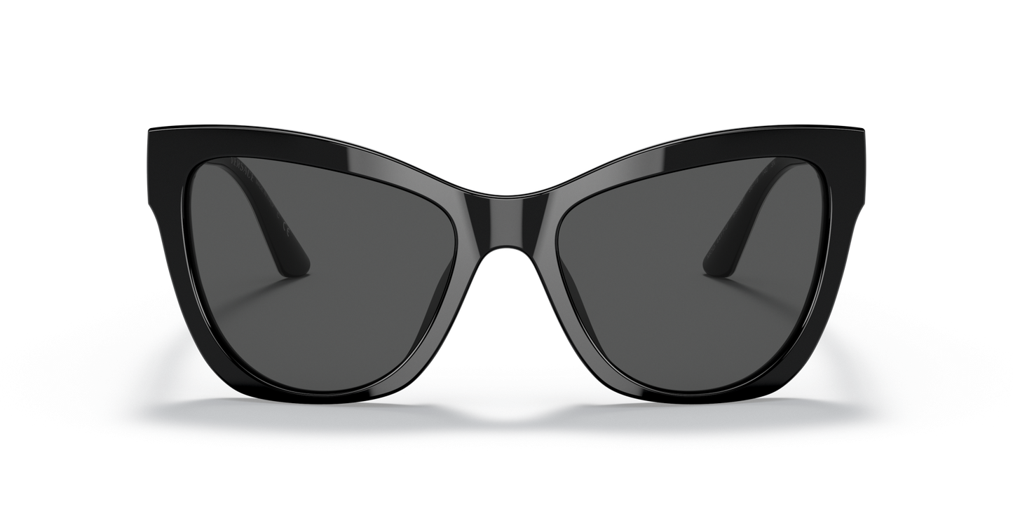 משקפי שמש של ורסאצ'ה שחור-אפור כהה | Versace VE4417U Black-Dark Grey