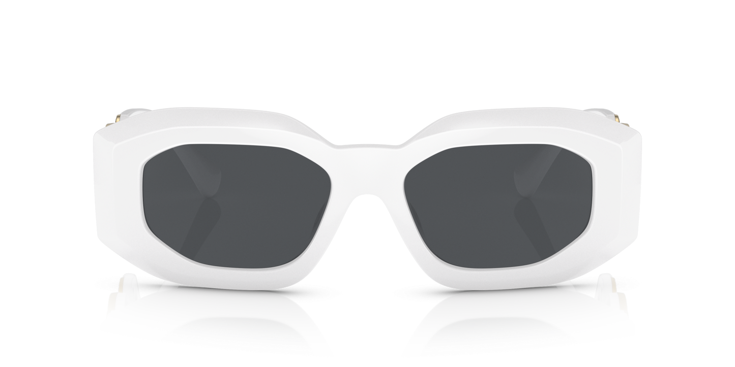 משקפי שמש של ורסאצ'ה לבן-אפור כהה | Versace VE4425U White-Dark Grey