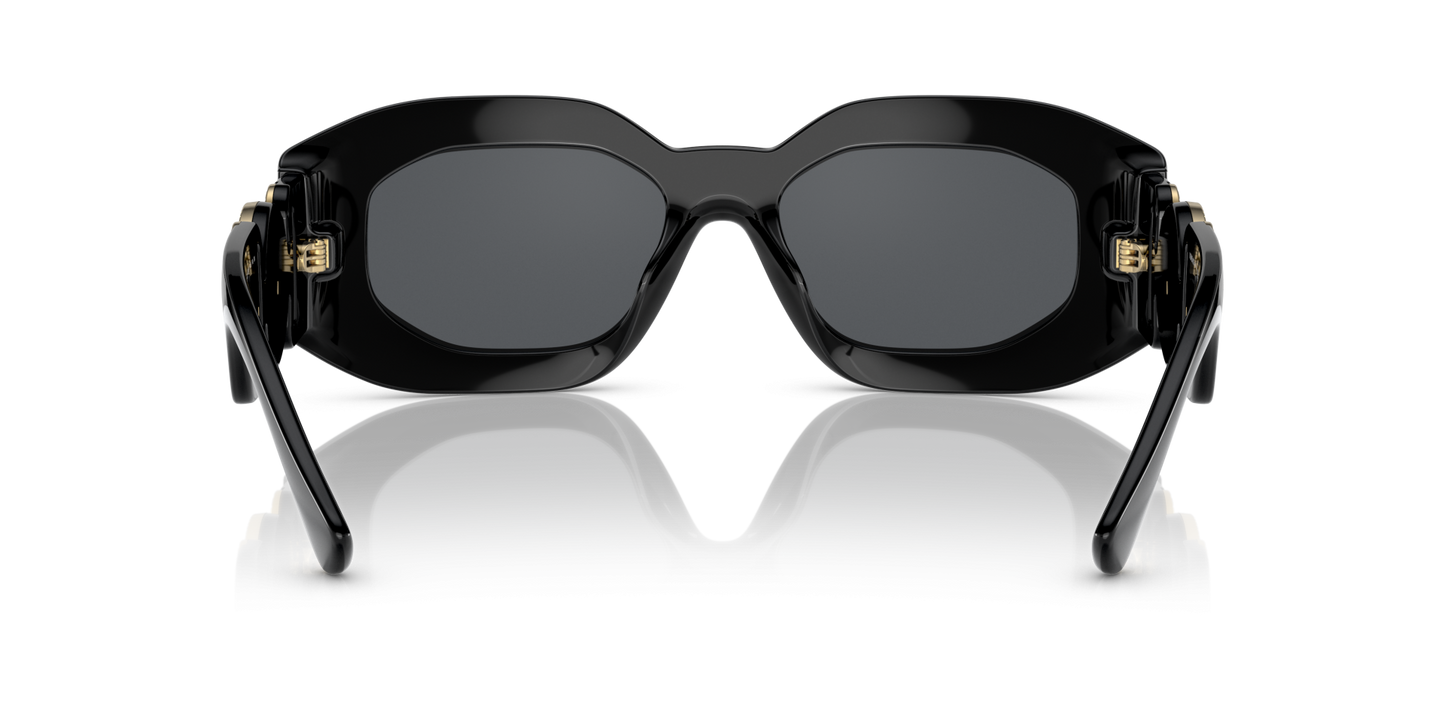Versace Sunglasses Black-Dark Grey | Versace VE4425U Black-Dark Grey