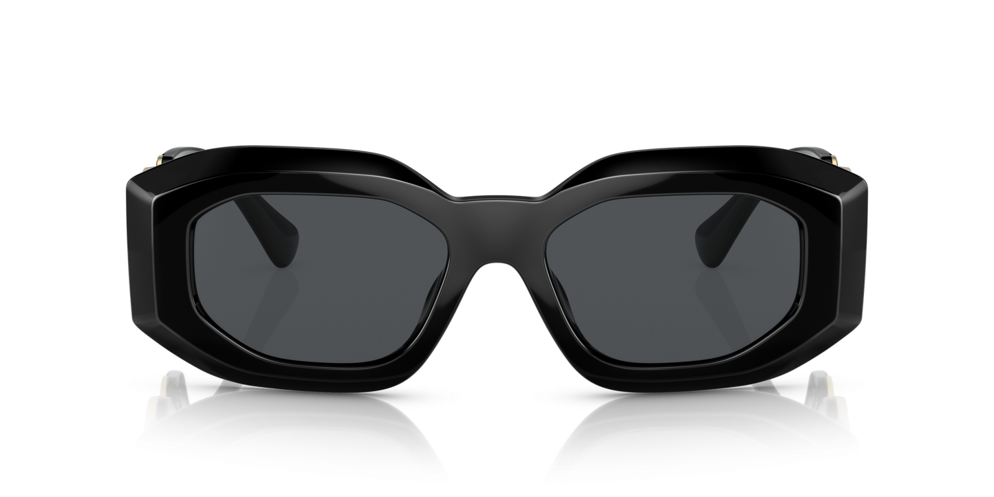 Versace Sunglasses Black-Dark Grey | Versace VE4425U Black-Dark Grey