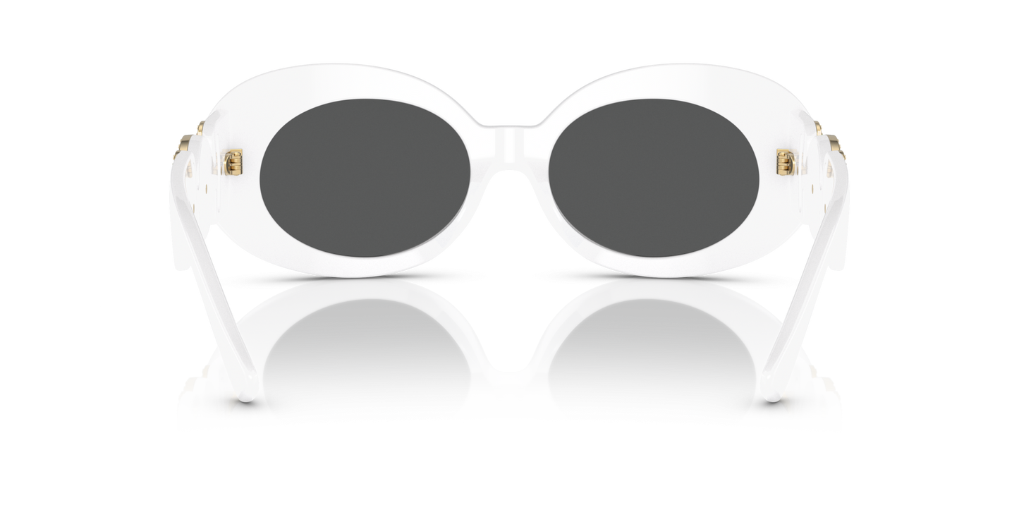 משקפי שמש של ורסאצ'ה לבן-אפור כהה | Versace VE4426BU White-Dark Grey