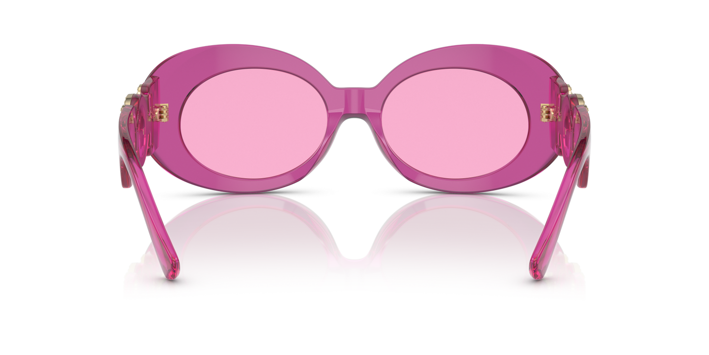 Versace Transparent Sunglasses Fuchsia-Fuchsia | Versace VE4426BU Transparent Fuxia-Fuchsia