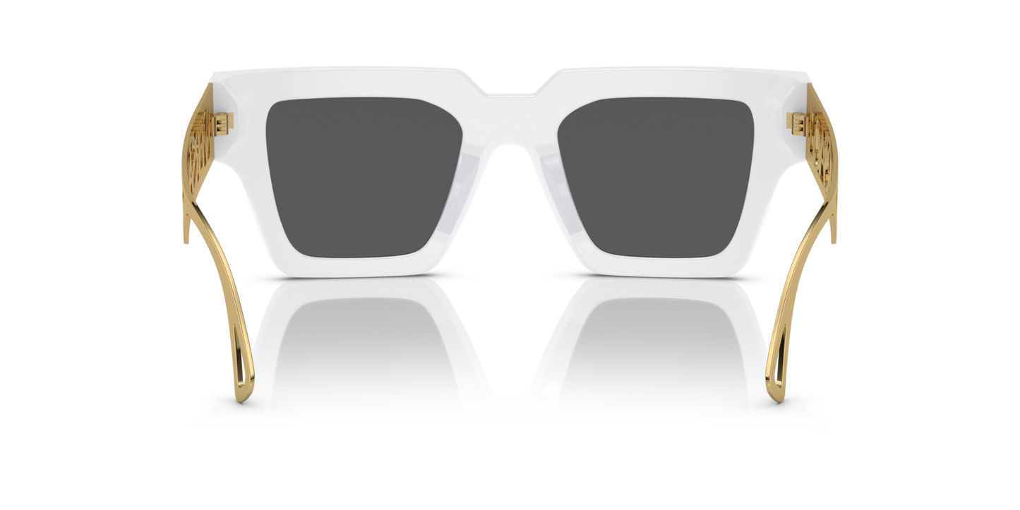 משקפי שמש של ורסאצ'ה לבן-אפור כהה | Versace VE4431 White-Dark Grey