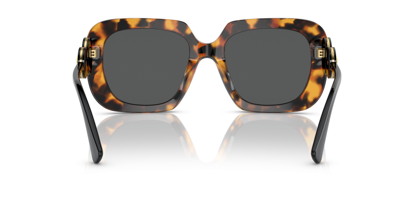 משקפי שמש של ורסאצ'ה בהוואנה בהירה-אפור כהה | Versace VE4434 Light Havana-Dark Grey