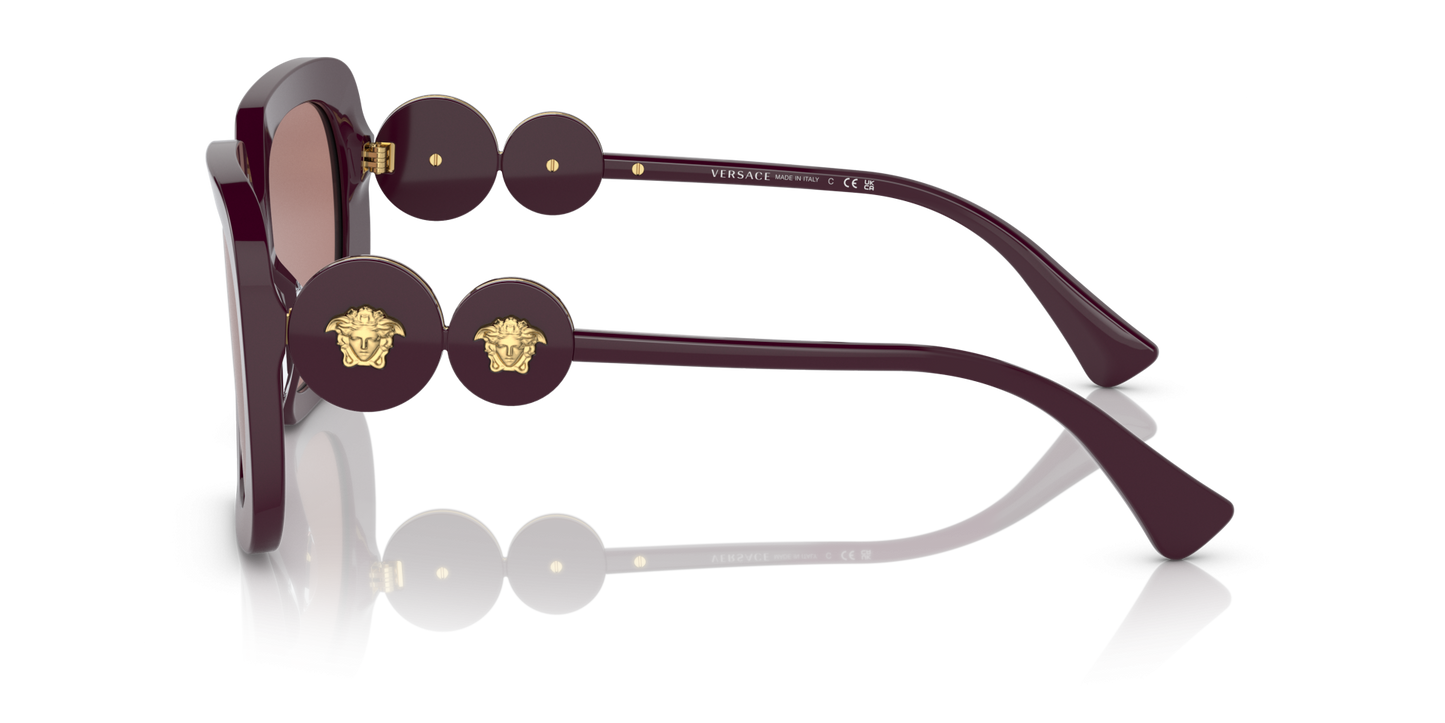 משקפי שמש ורסאצ'ה בורדו-חום | Versace VE4434 Bordeaux-Brown