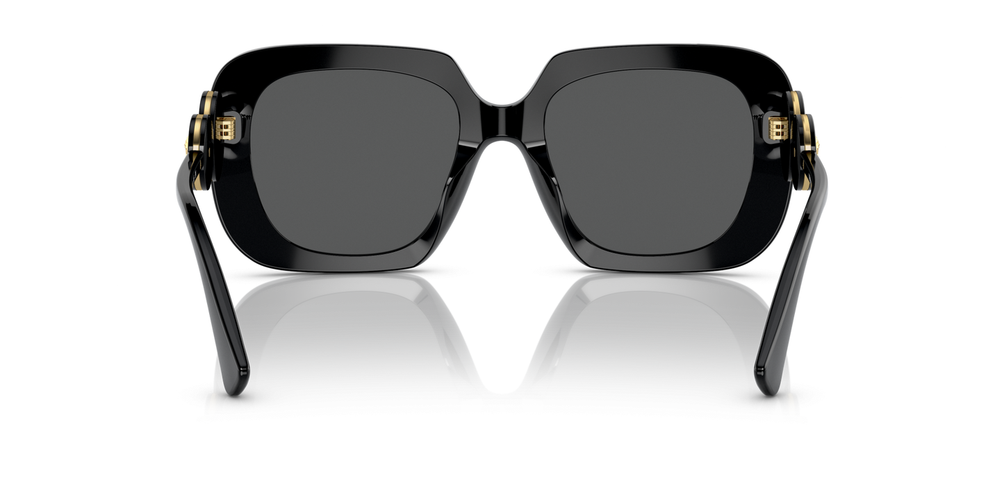 משקפי שמש של ורסאצ'ה שחור-אפור כהה | Versace VE4434 Black-Dark Grey