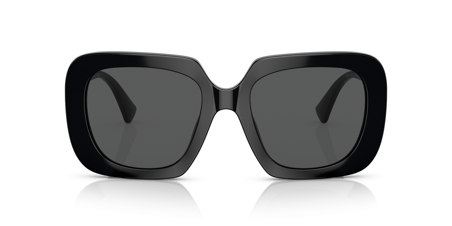 משקפי שמש של ורסאצ'ה שחור-אפור כהה | Versace VE4434 Black-Dark Grey