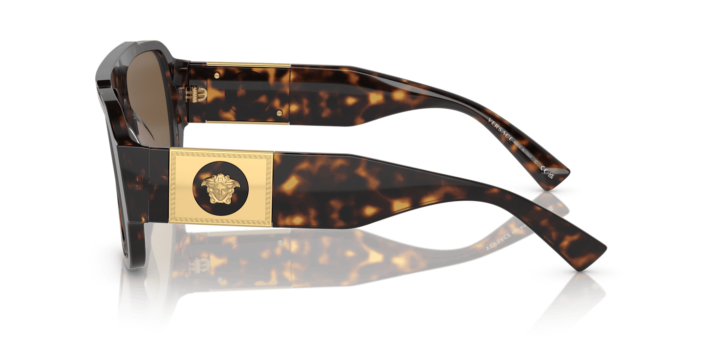 משקפי שמש של ורסאצ'ה הוואנה-חום כהה | Versace VE4436U Havana-Dark Brown