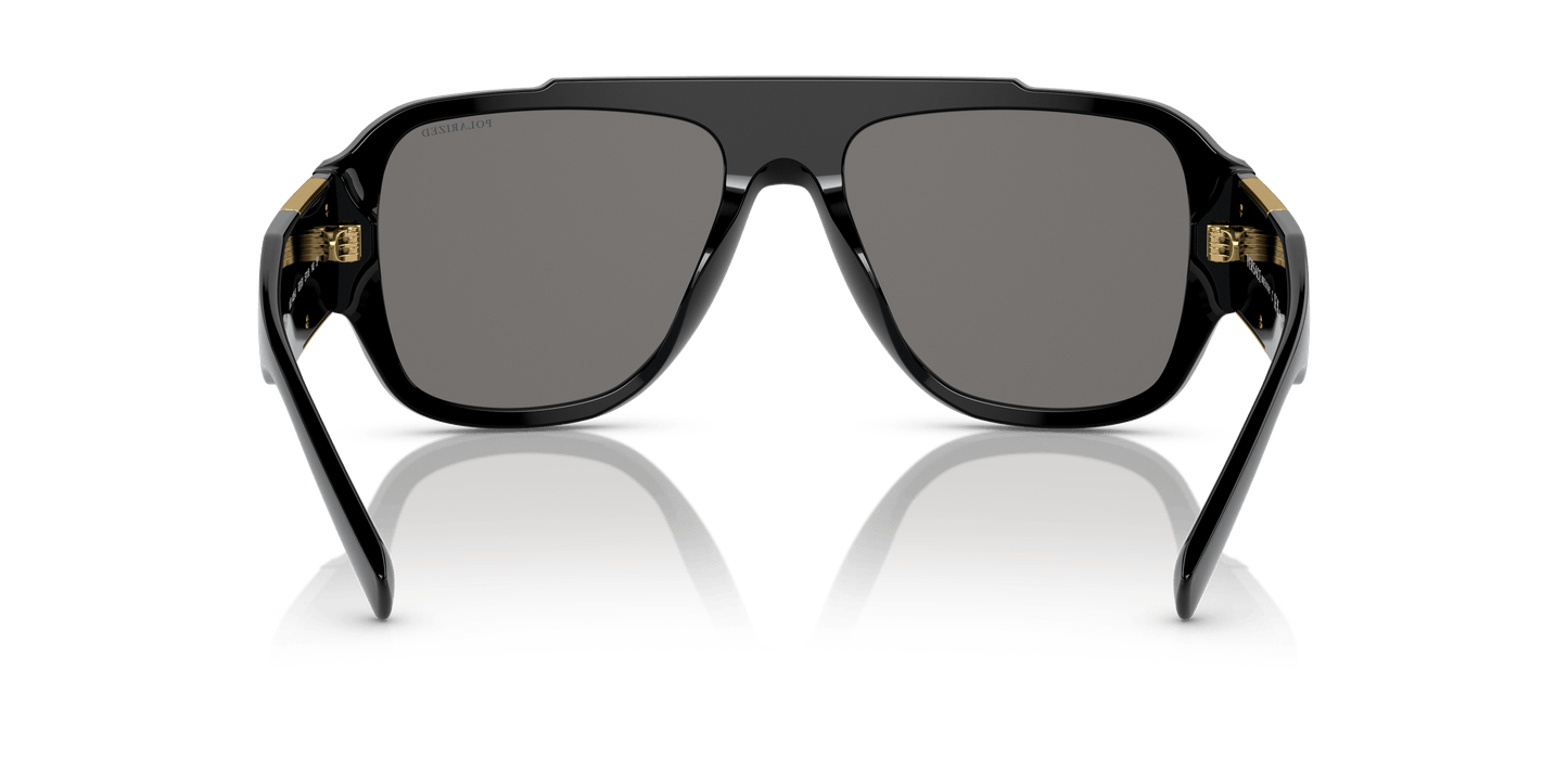 Versace Sunglasses Black-Dark Grey Polar | Versace VE4436U Black-Dark Grey Polar