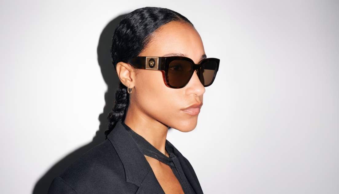 משקפי שמש של ורסאצ'ה הוואנה-חום כהה | Versace VE4437U Havana-Dark Brown