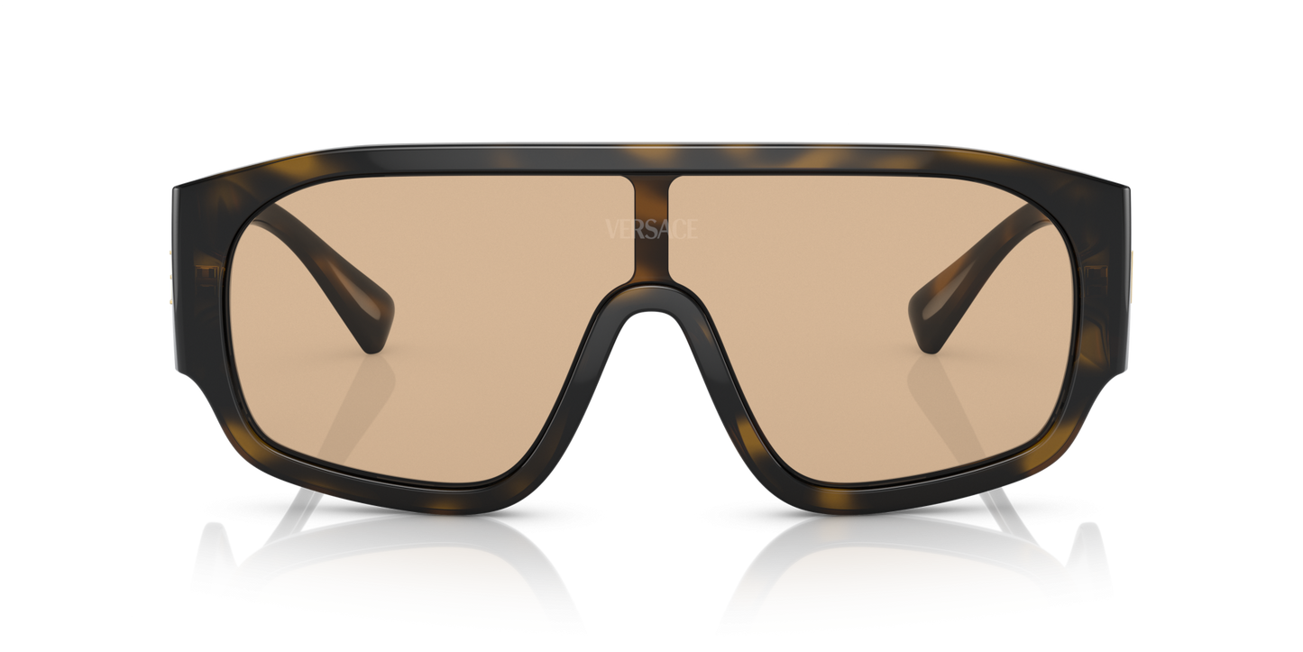 Versace Havana-Light Brown Sunglasses | Versace VE4439 Havana-Light Brown