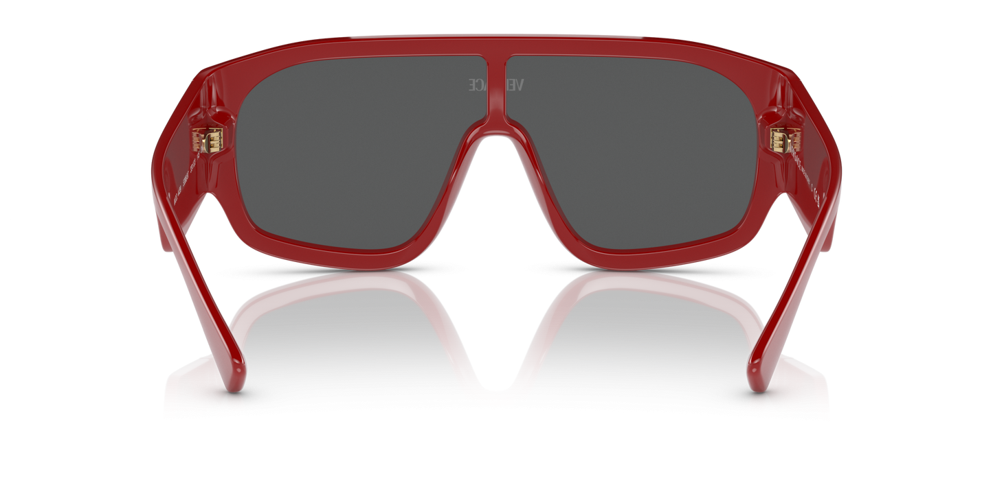 Versace Sunglasses Red-Dark Grey | Versace VE4439 Red-Dark Grey