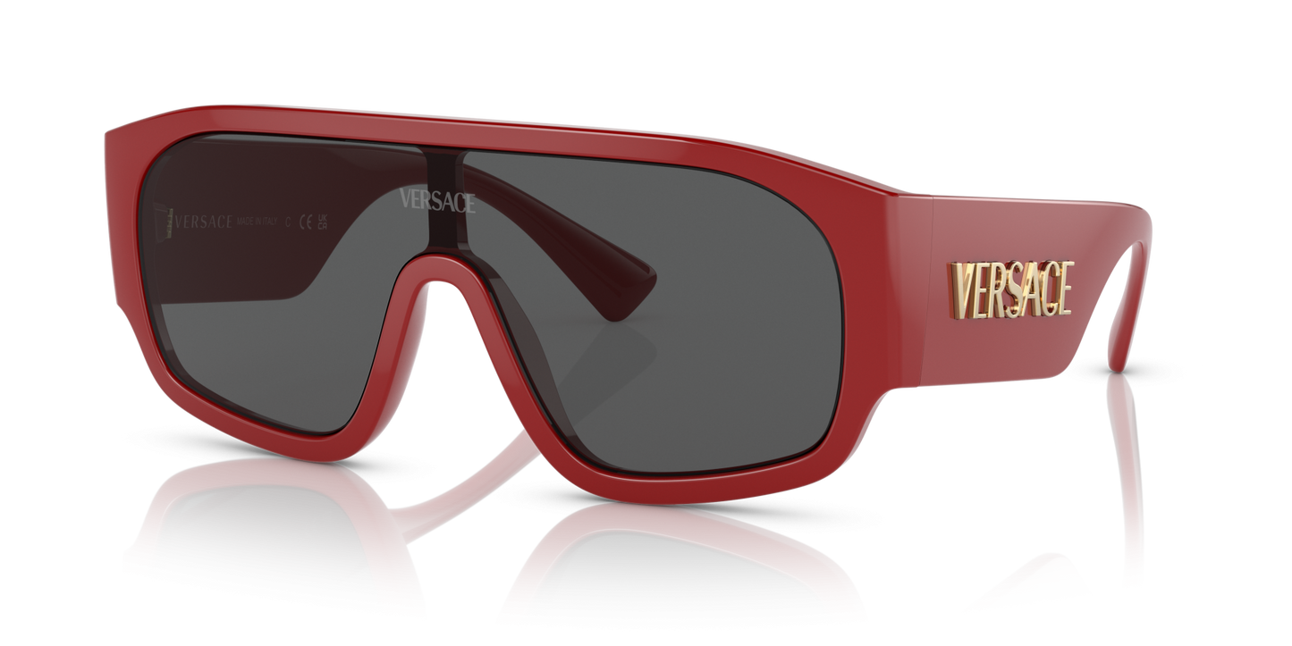 Versace Sunglasses Red-Dark Grey | Versace VE4439 Red-Dark Grey