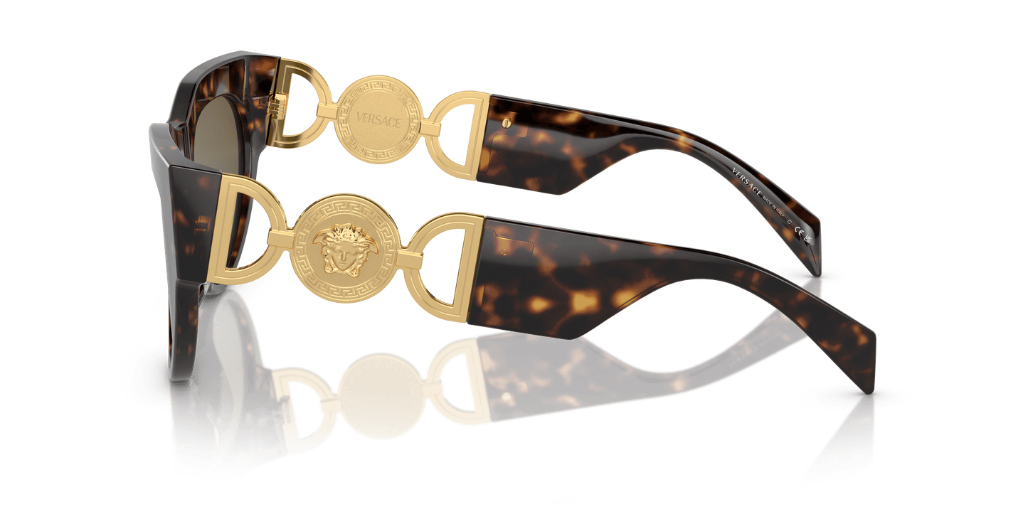 Versace Havana-Brown Sunglasses | Versace VE4440U Havana-Brown