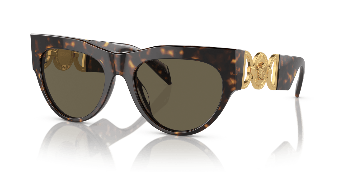 Versace Havana-Brown Sunglasses | Versace VE4440U Havana-Brown