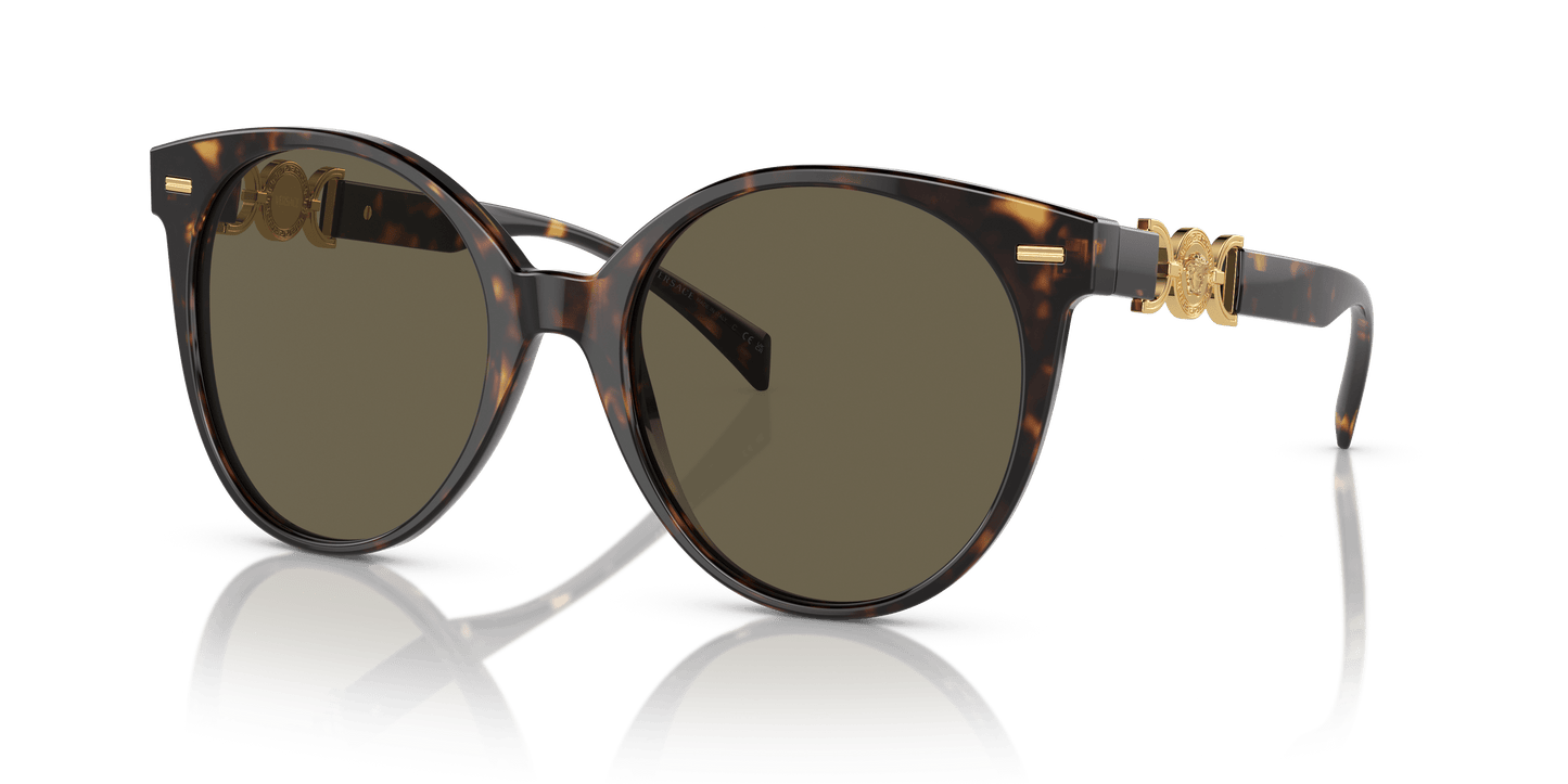 משקפי שמש של ורסאצ'ה הוואנה-חום | Versace VE4442 Havana-Brown