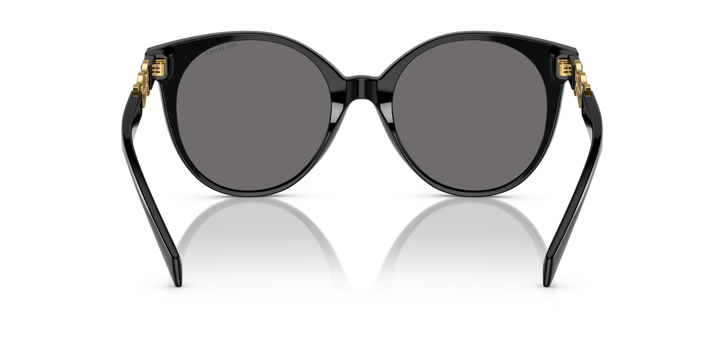 Versace Sunglasses in Black-Polarized Dark Grey | Versace VE4442 Black-Polarized Dark Grey
