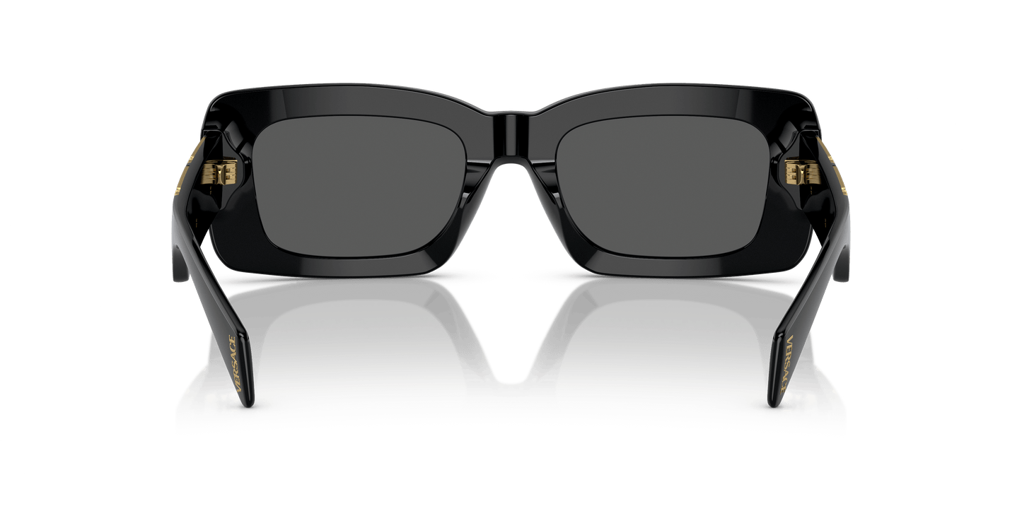 Versace Sunglasses Black-Dark Grey | Versace VE4444U Black-Dark Grey