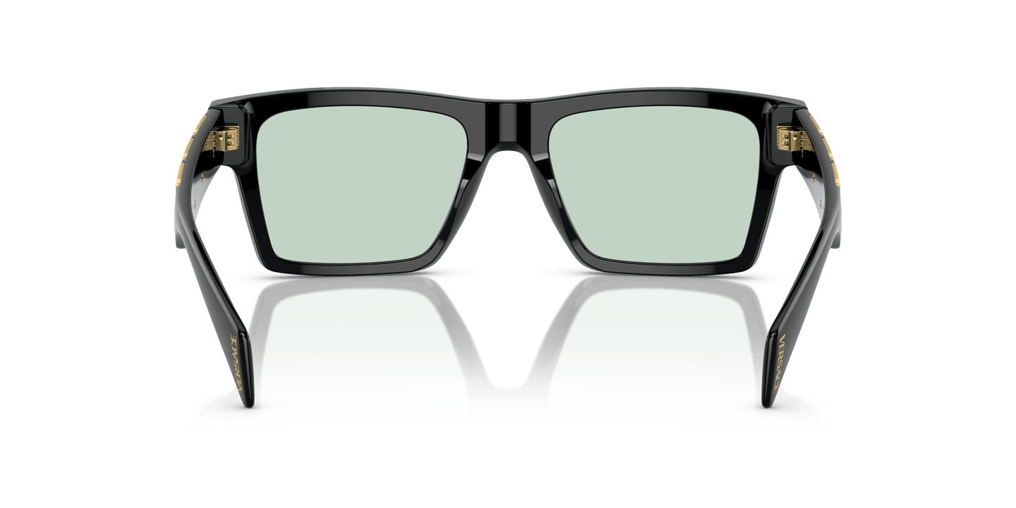 משקפי שמש של ורסאצ'ה שחור-תמונה ירוק | Versace VE4445 Black-Photo Green