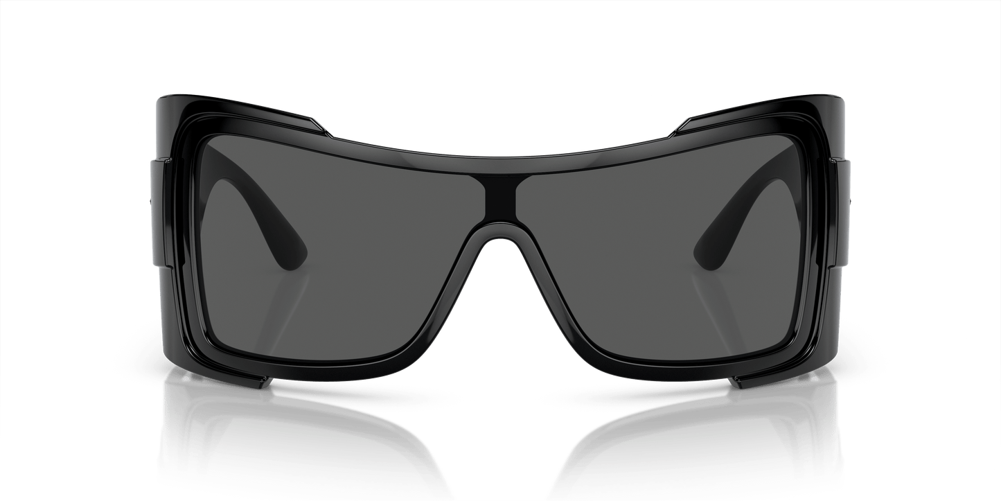 משקפי שמש של ורסאצ'ה שחור-אפור כהה | Versace VE4451 Black-Dark Grey