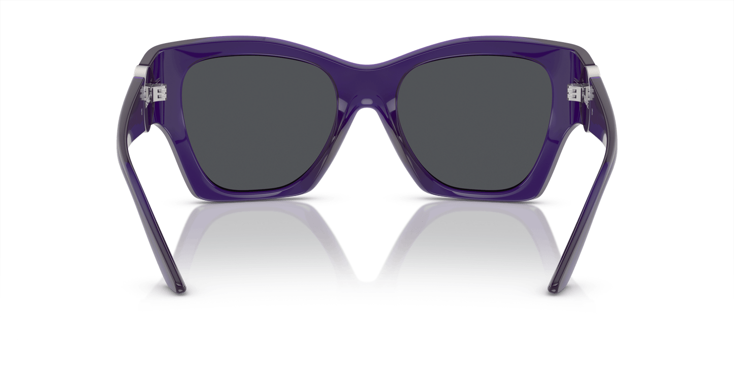 משקפי שמש ורסאצ'ה שקופים סגול-אפור כהה | Versace VE4452 Transparent Purple-Dark Grey